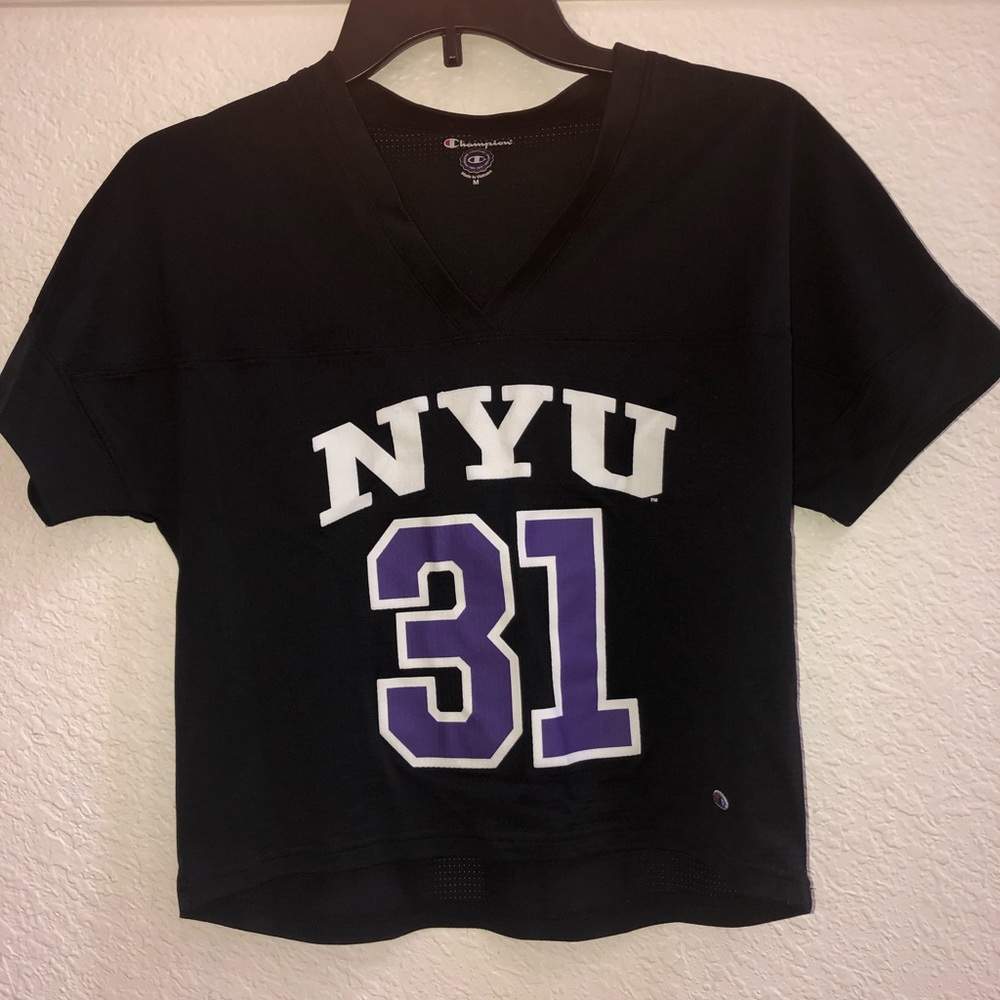 Champion NYU V-neck jersey
